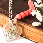 Pulsera Corazón Azul | PLCOAZ | pulseras, de, rosas, azul, azules, corazon, corazones, plata, flores, flor