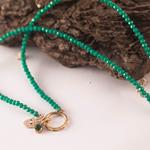 Collar Fatima | COFATI | Collar, mano de fatima, verde