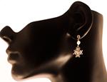 Pendientes Plata Cruz Maltesa | PNPLMA | Pendientes, de, plata de ley, cruz, perlas, para, cruces, bodas, novias, pendientes de cruz