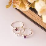 Anillo Granate | ANGRAN | Anillos, de Granate, de plata, compromiso