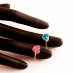 Anillo Falange corazón ( es mini,para falange) | ANFACO | Anillo, anillos, de piedras, de falange, mini, morados, azules