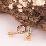 Pendientes Abeja Reina Aros