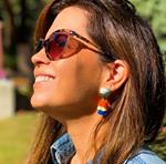 Pendientes Borla Corazón de Oro