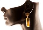 Pendientes Amarillos Arbol de la Vida