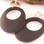 Pendientes India | PNINDI | Pendientes, Largos, de Madera, de Oro, 