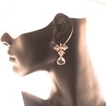 Pendientes Hoja de Abril Plata | PNHABP | Pendientes, de Novias, para Bodas, Plata, Hojas