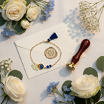 Pulsera Luna | 10425 | Pulsera, de acero, oro, de luna, azul