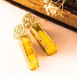 Pendientes Amarillos Arbol de la Vida