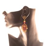 Pendientes Artesanales Mano de Fátima