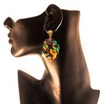 Pendientes Hoja de Palmera Oro