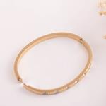 Pulsera Bright | PLBRIG | Pulsera, brazalete, de acero inoxidable, bañada en oro