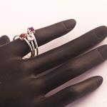Anillo Granate | ANGRAN | Anillos, de Granate, de plata, compromiso