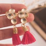 Pendientes Barcelona | PNBCNA | Pendientes, Largos, Rosas, de Boda, de Oro, Grandes