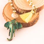 Collar Elefante y Jade