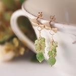 Pendientes Amelia | PNAMEL | Pendientes, Largos, Verdes, para bodas, 