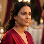 Pendientes Amour | PNAMOU | Pendientes Largos, Rojos, Azules, de Flores, de oro