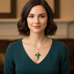 Collar Elefante y Jade