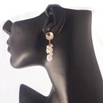 Pendientes Florencia | PNFLORE | Pendientes, para Novias, blancos, de perlas, de oro, de boda, largos