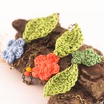 Pulseras de Ganchillo de flores