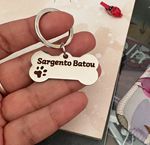 Chapa personalizada para perro hueso | CHAHUE