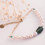 Pulsera perlas y acero | PLPEYA | Pulsera, de perlas, de piedras, de acero inoxidable
