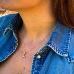 Collar ciervo Oro