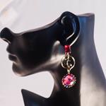 Pendientes Amour | PNAMOU | Pendientes Largos, Rojos, Azules, de Flores, de oro