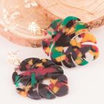Pendientes Hoja de Palmera Oro