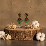 Pendientes Diciembre | PNDICI | Pendientes, de navidad, largos, verdes, rojos, antiguos