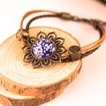 Pulsera Portugal | PUPORT | Pulsera, de cuero, azul, marron