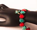 pulsera Piedras de Elefante Azul | PLPIELA | pulseras, de, elefante, elefantes, azul, azules, rojo, rojas, piedra