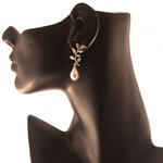 Pendientes Rama de Plata y Perlas