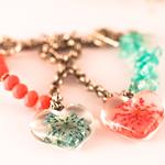 Pulsera Corazón Azul | PLCOAZ | pulseras, de, rosas, azul, azules, corazon, corazones, plata, flores, flor