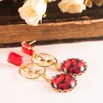 Pendientes Amour | PNAMOU | Pendientes Largos, Rojos, Azules, de Flores, de oro