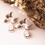 Pendientes de Flor y Brillantes