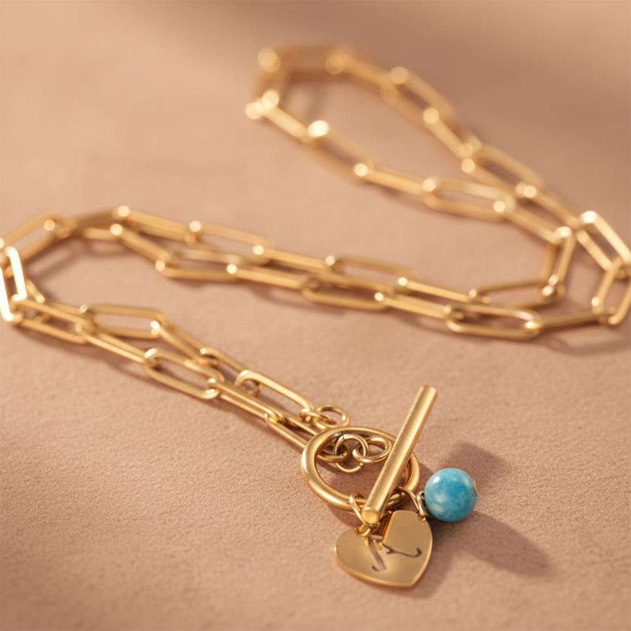 Collar Inicial | COINIC | Collares, personalizados, de iniciales, de oro, de acero inoxidable, cadena