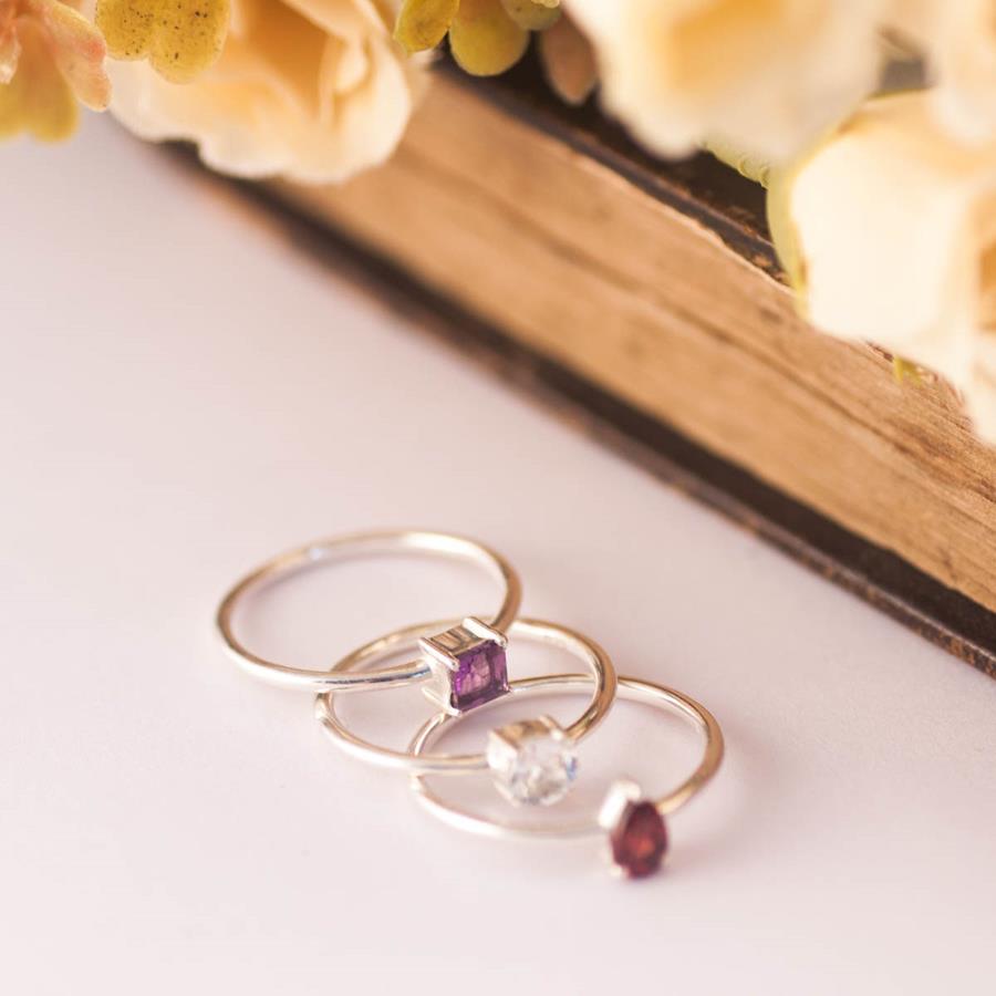 Anillo Amatista | ANAMTI | Anillos, de Amatista, de plata, compromiso