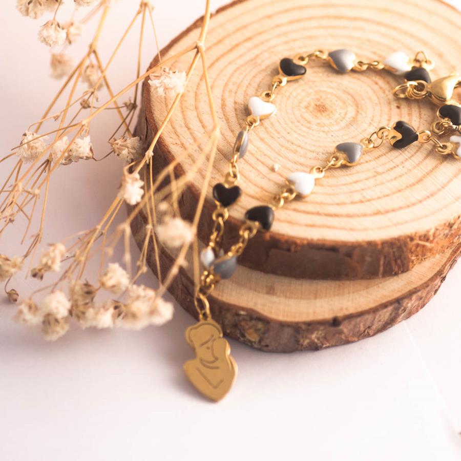 Pulsera Mamá | PLMAMA | Pulsera, de acero, madre, mamá, bebé