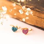 Anillo Falange corazón ( es mini,para falange) | ANFACO | Anillo, anillos, de piedras, de falange, mini, morados, azules