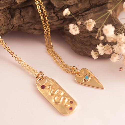 Collar Serpiente | COSERP | Collar, Collares, de Serpiente, de Oro