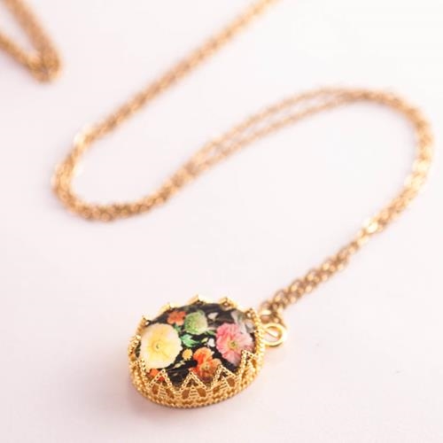 Collar Garden | CODALI | Collares, de Oro, de Flores, Colgantes