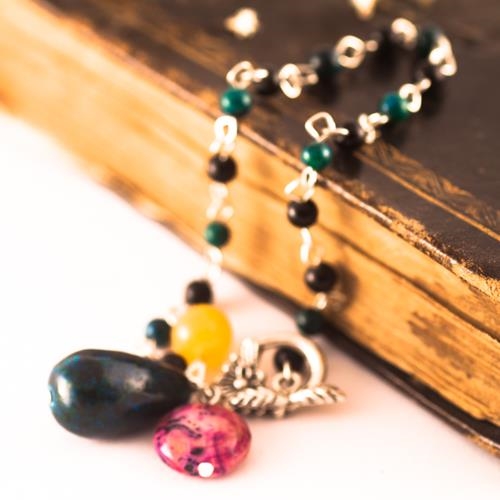 Pulsera Lágrima Piedra | PLLAPI | pulseras, de, crisocolas, agata, agatas, crisocolas, jade, verdes, moradas, plata